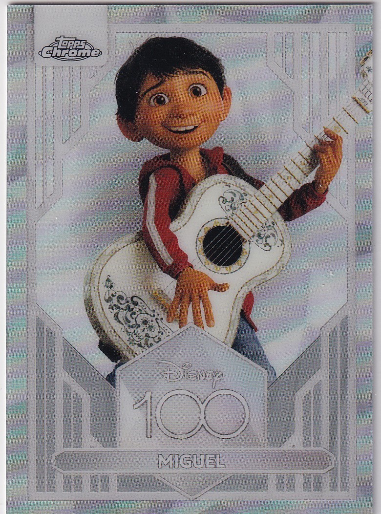 2023 Topps Chrome Disney 100 Miguel Refractor #91