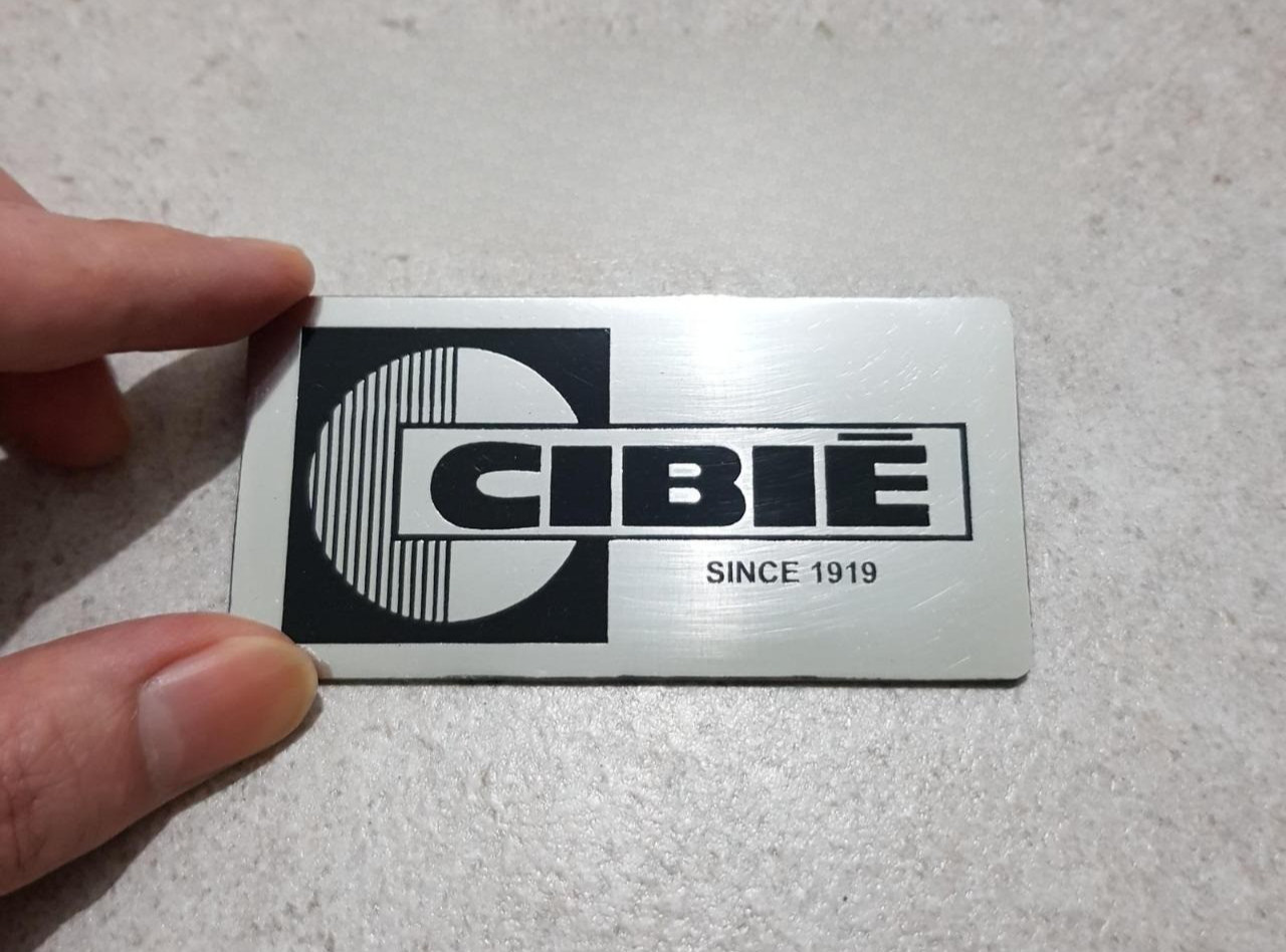 CIBIE Vintage European Auto Classic Car Metal Emblem Badge Logo Insignia Marka