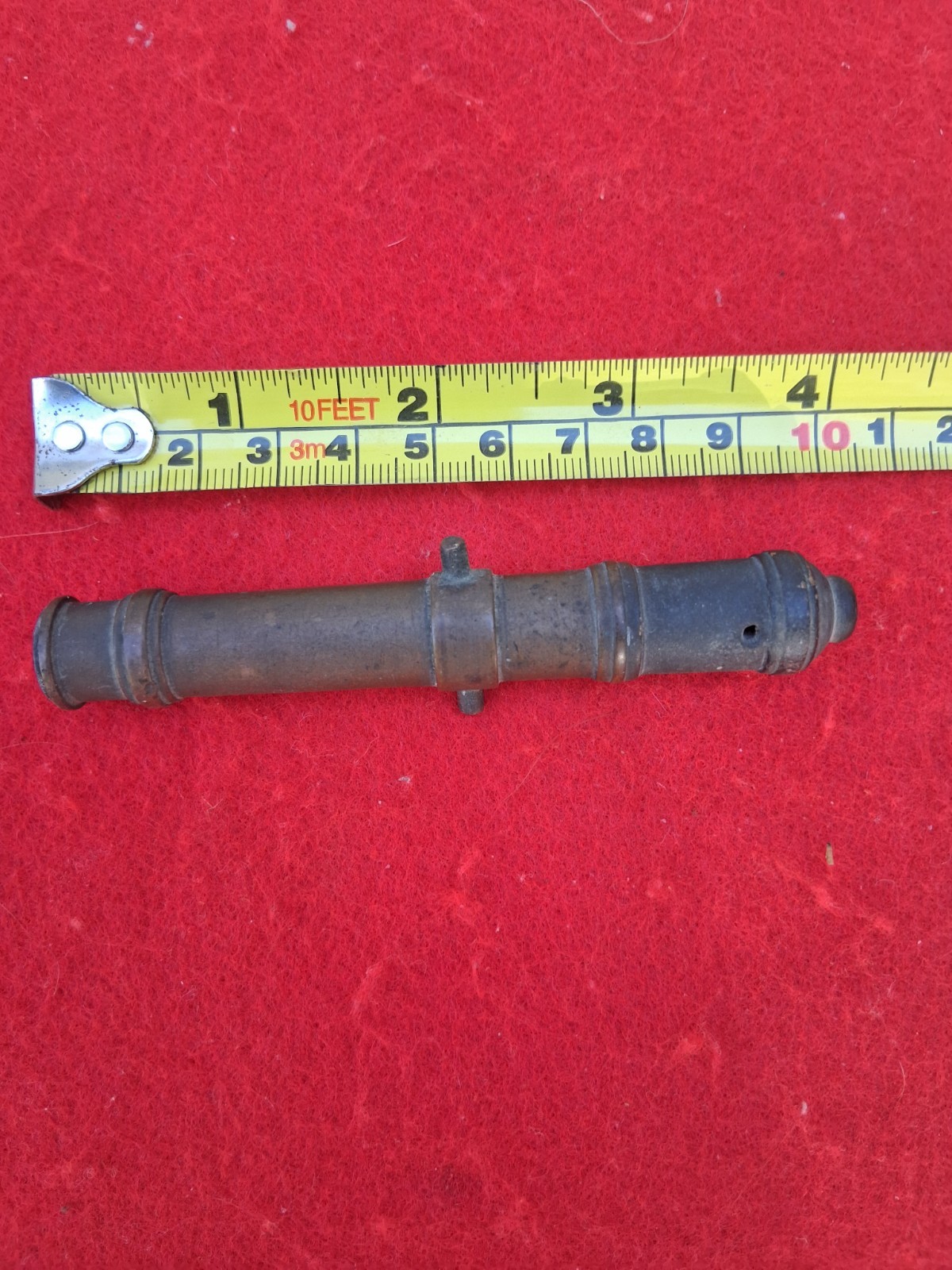 Vintage Model of Antique US Civil War Brass Cannon Military