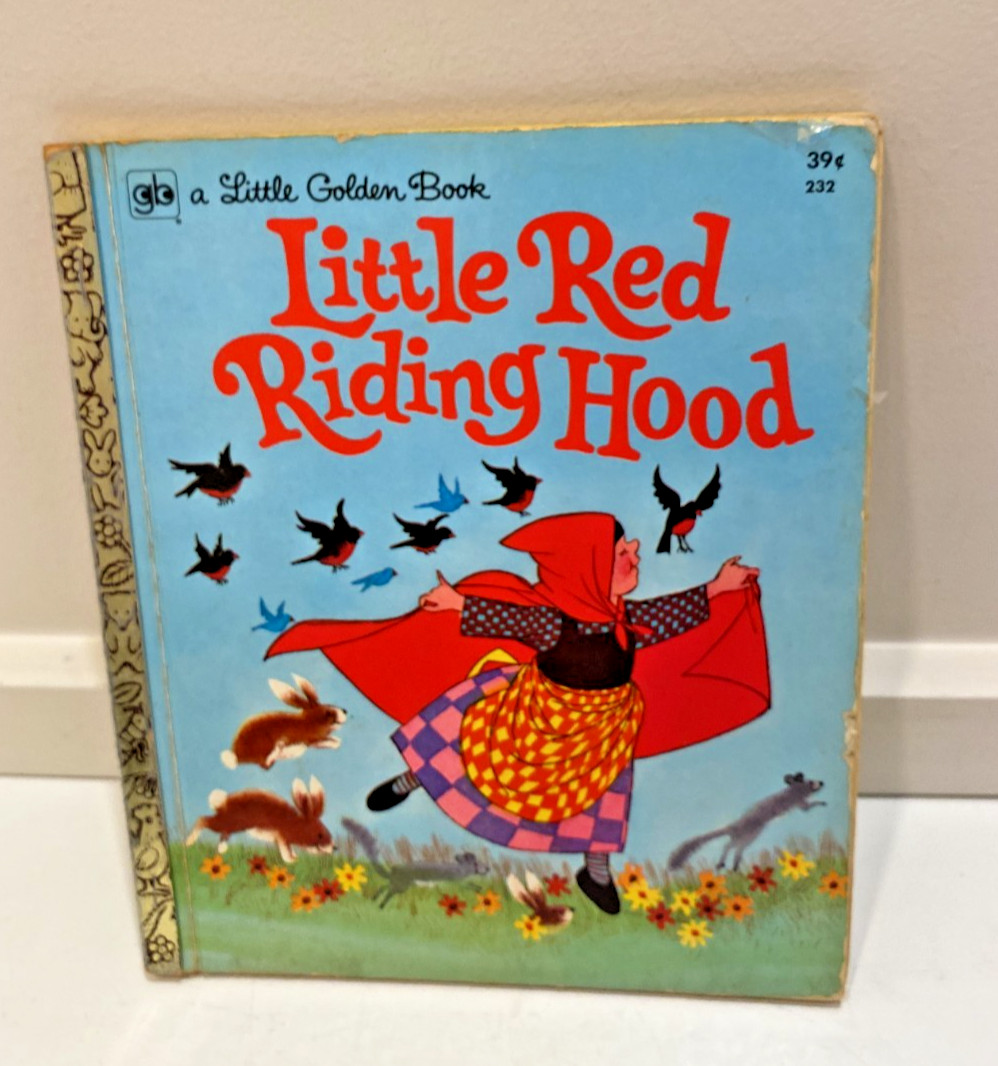 A Little Golden Book Little Red Riding Hood  1972 Golden Press By Mabel Watts