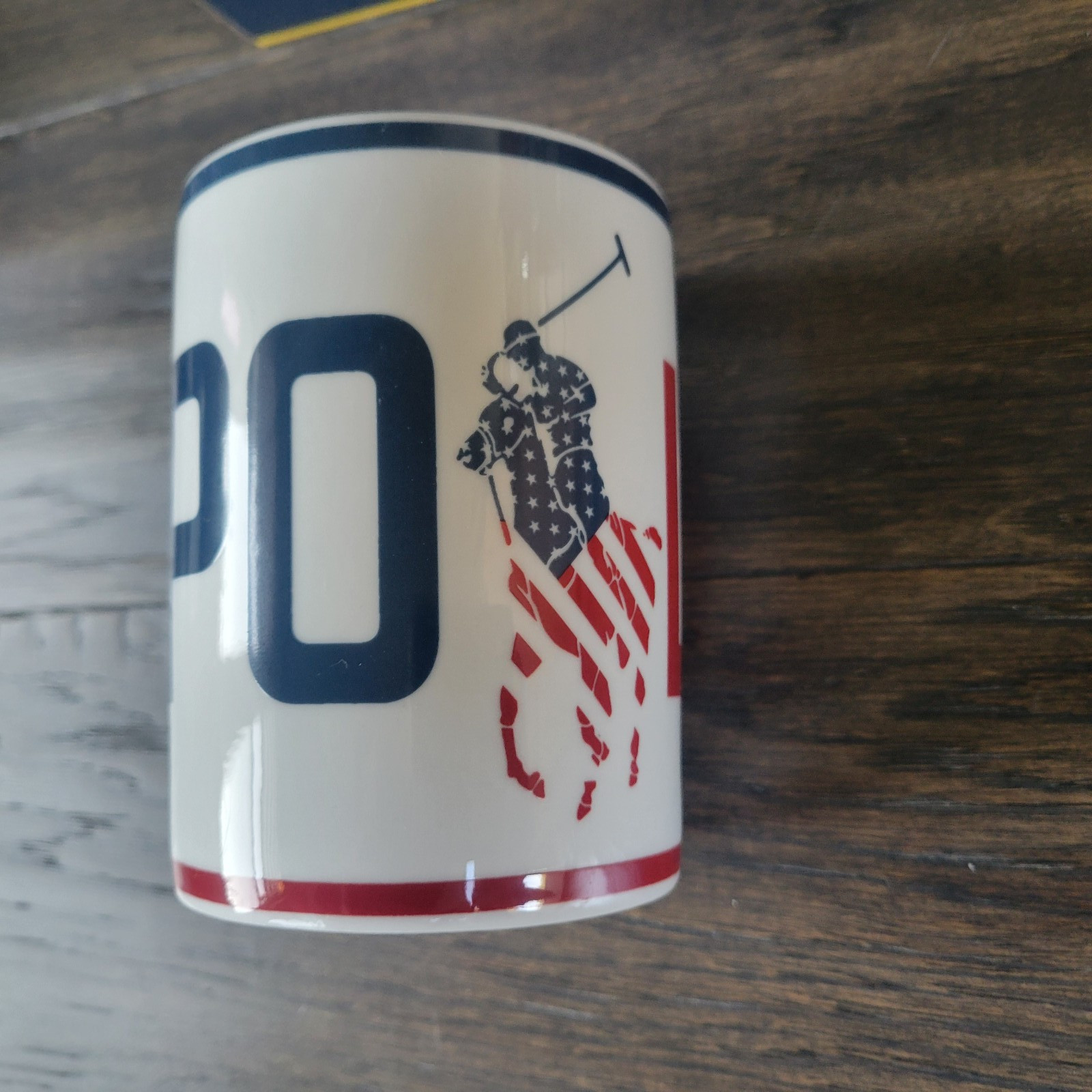 Polo Ralph Lauren Unisex American Big Pony Logo Coffee/ Tea Mug White 14 OZ
