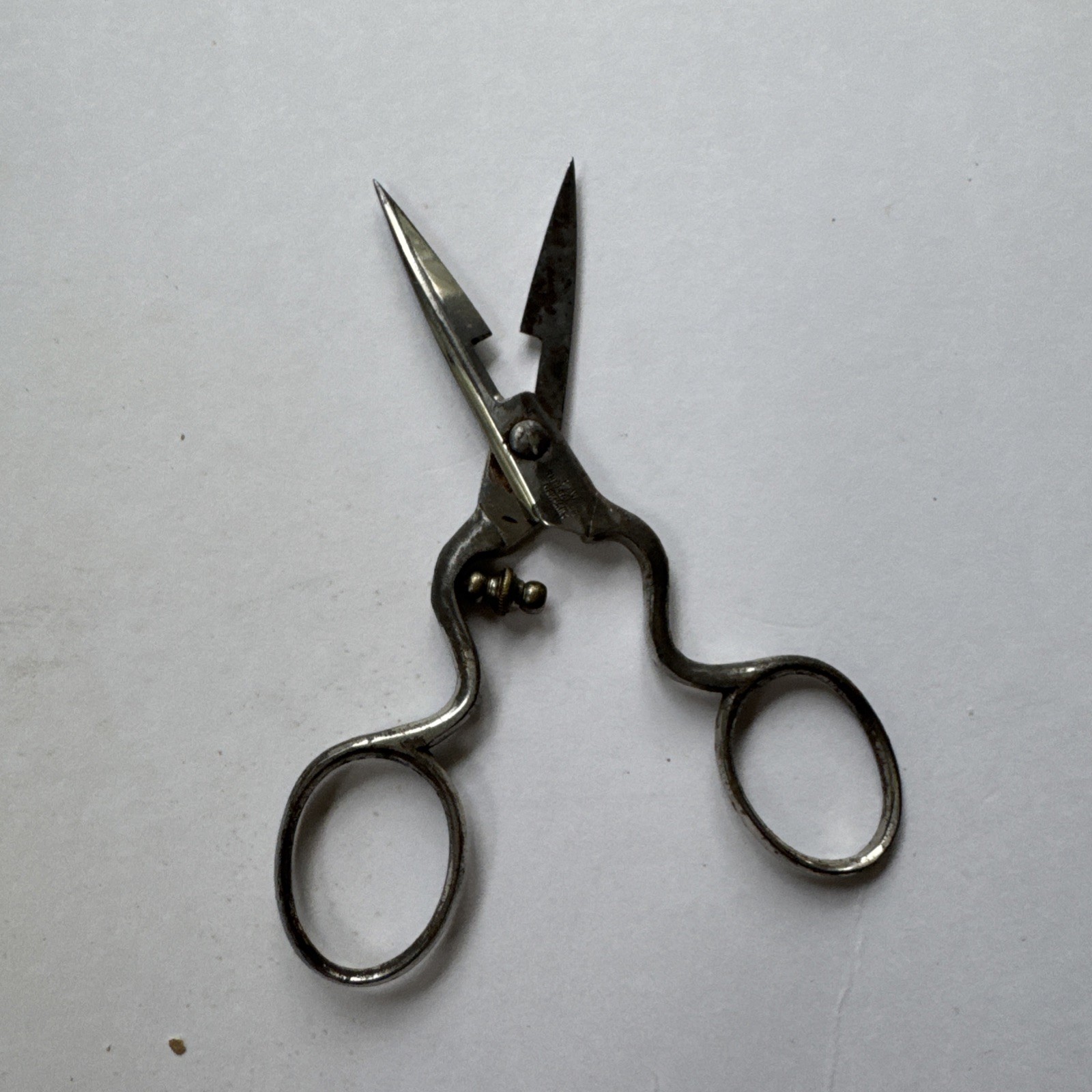 Antique Button Hole Scissors F.W. Sheldon & Co Germany scissors 4.75”L