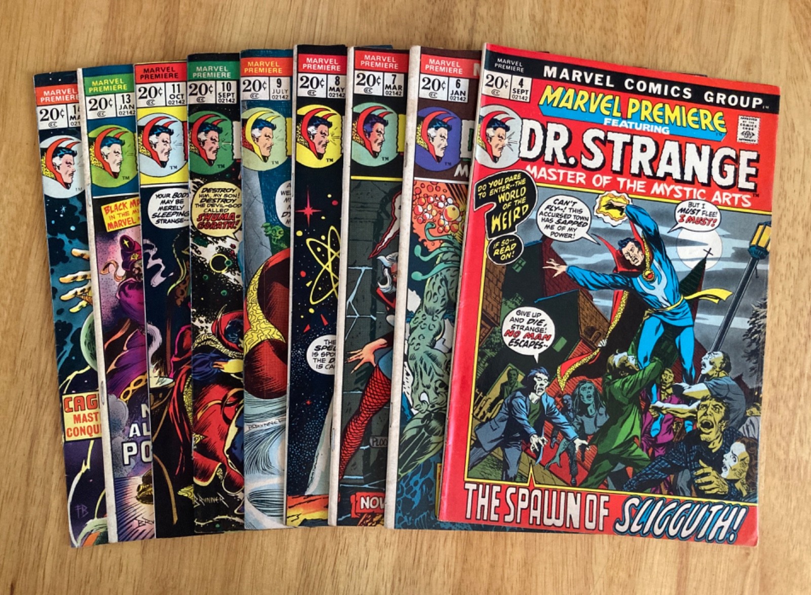 Lookee 9 MARVEL PREMIERE/DR. STRANGE #4, 6-11, 13, 14 *Keys* (See Details...)