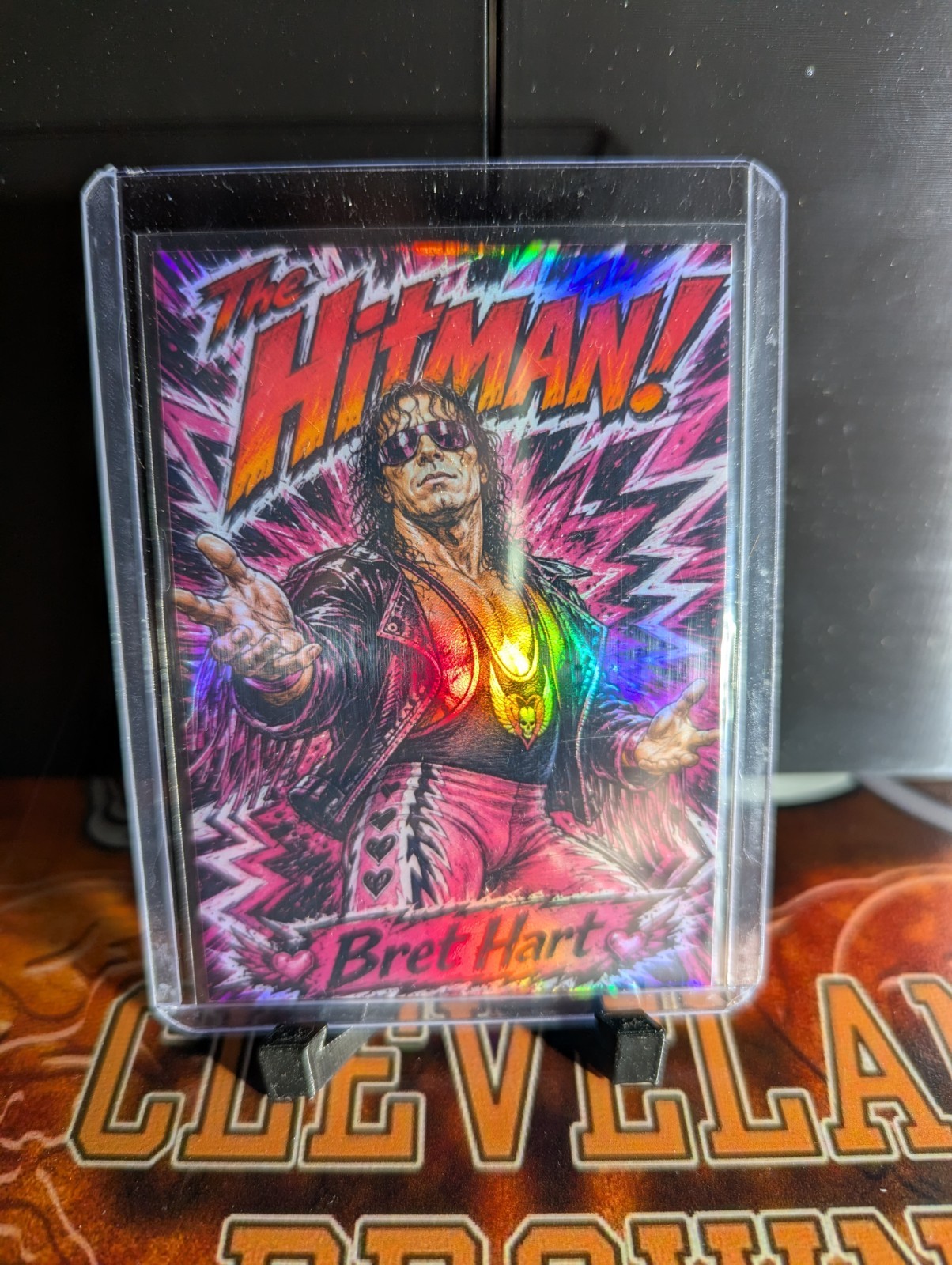Bret Hart Custom Art Trading Card – Fan Made Collectible
