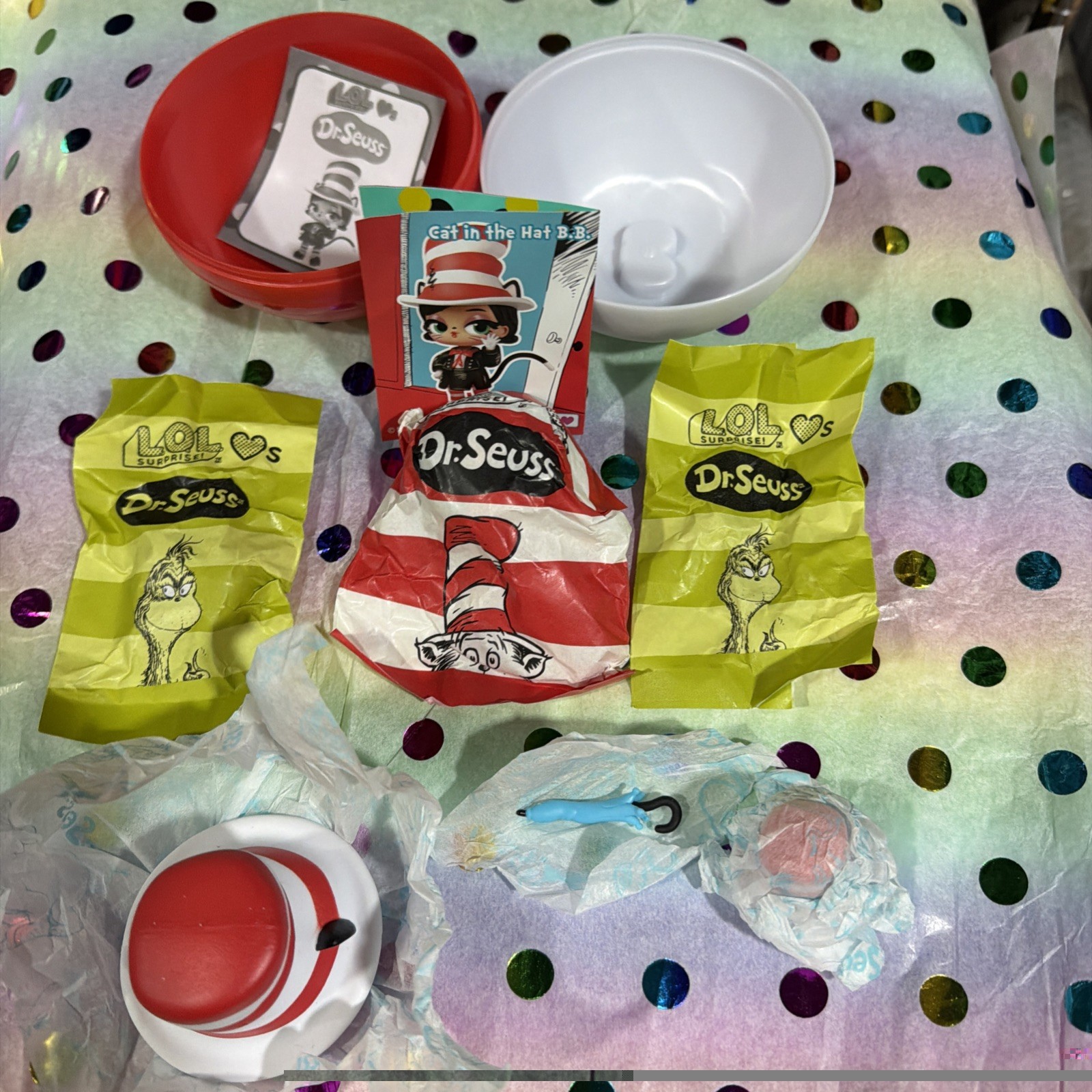 L.O.L. Surprise Loves Dr. Seuss Cat in The Hat BB Ultra Rare Doll