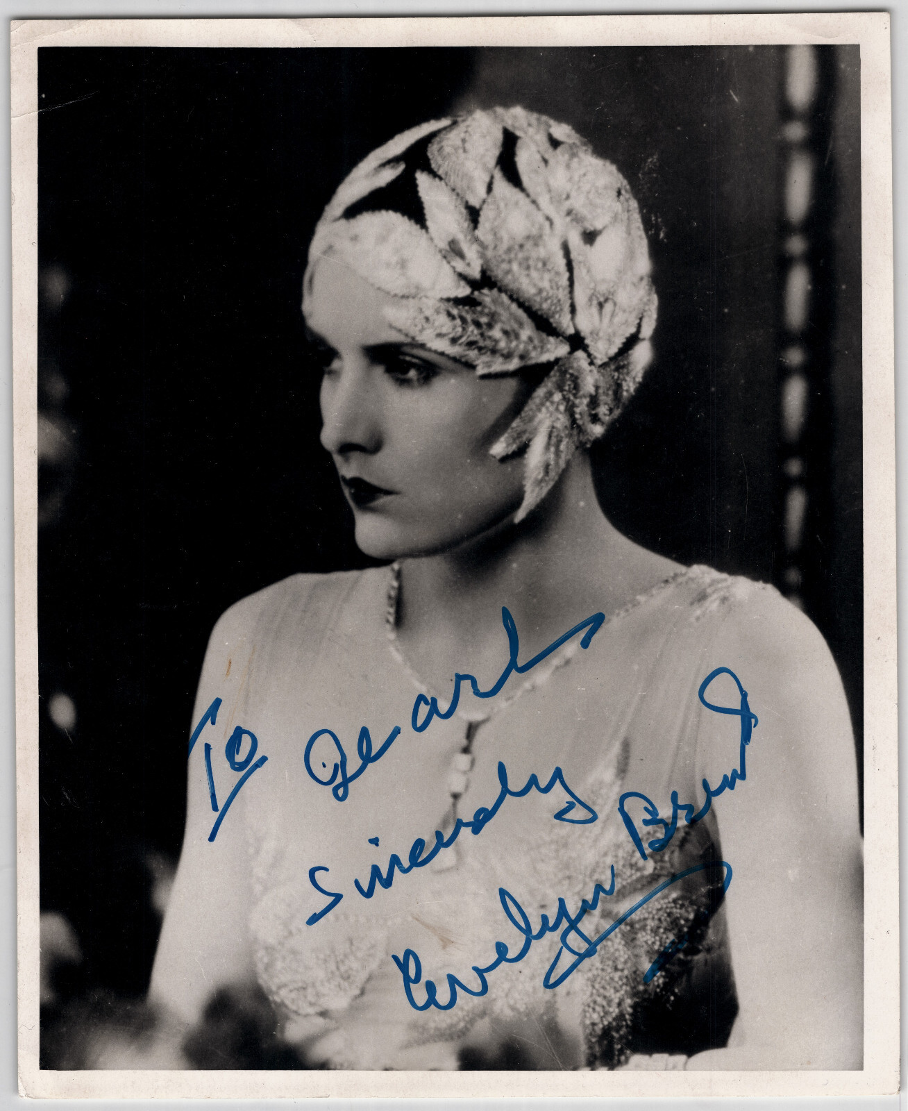 Evelyn Brent - Signed and Autographed Photograph 20.7 x 25.4 cm Evelyn Brent - Signed and Autographed Photograph 20.7 x 25.4 cm