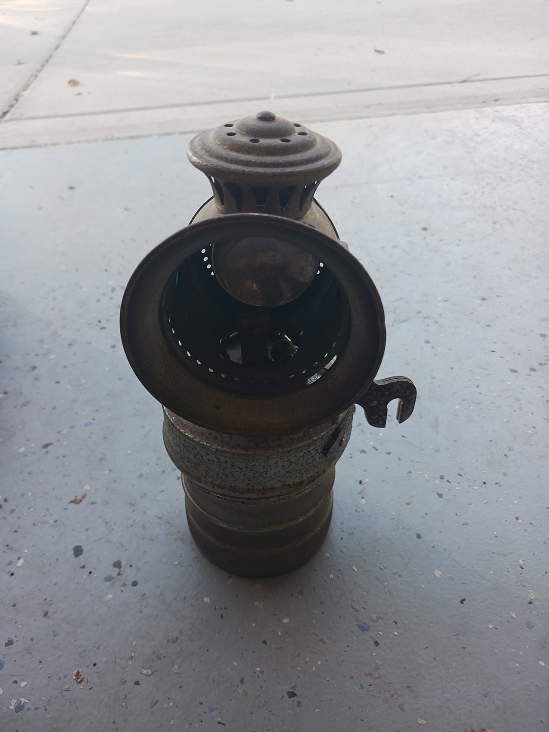 Antique SEARCH LIGHT  Carbide Bicycle Light 