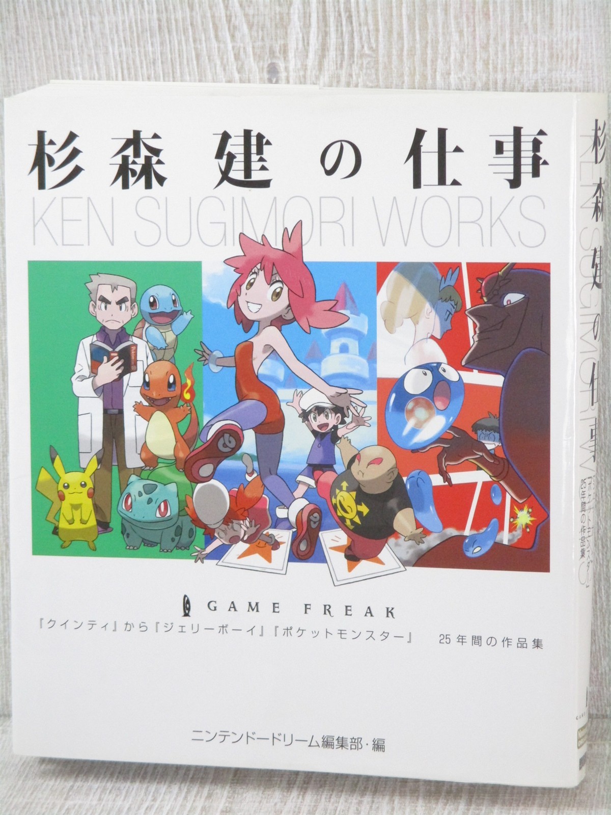 KEN SUGIMORI Art Works Quinty Jerry Boy Pokemon Famicom SNES Book Japan TK61