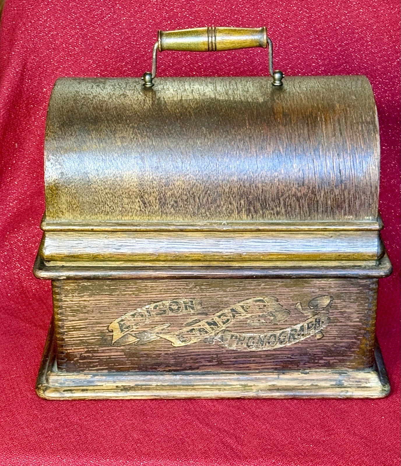 Antique EDISON STANDARD PHONOGRAPH Cylinder Player CASE ONLY