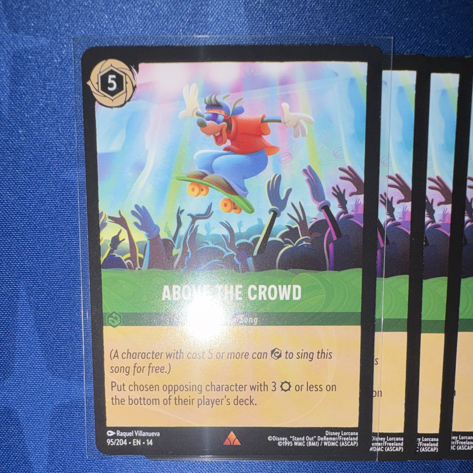 Disney Lorcana Above the Crowd 95/204 Hyperia City Regular Action•song NM NEW x6