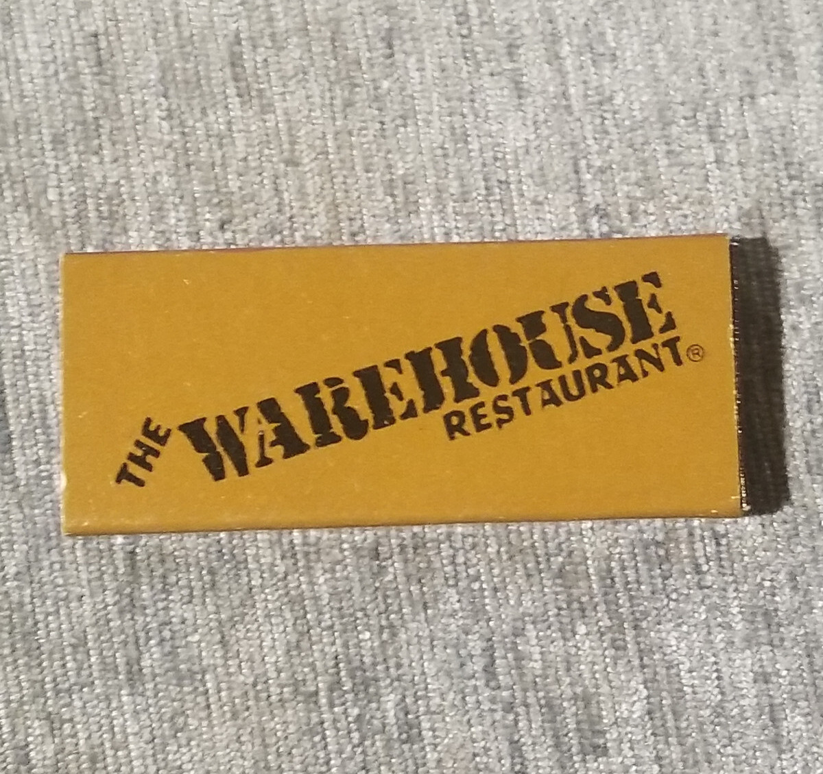 The Warehouse Restaurant Marina Del Rey Matches Matchbook Vintage Full Unstruck
