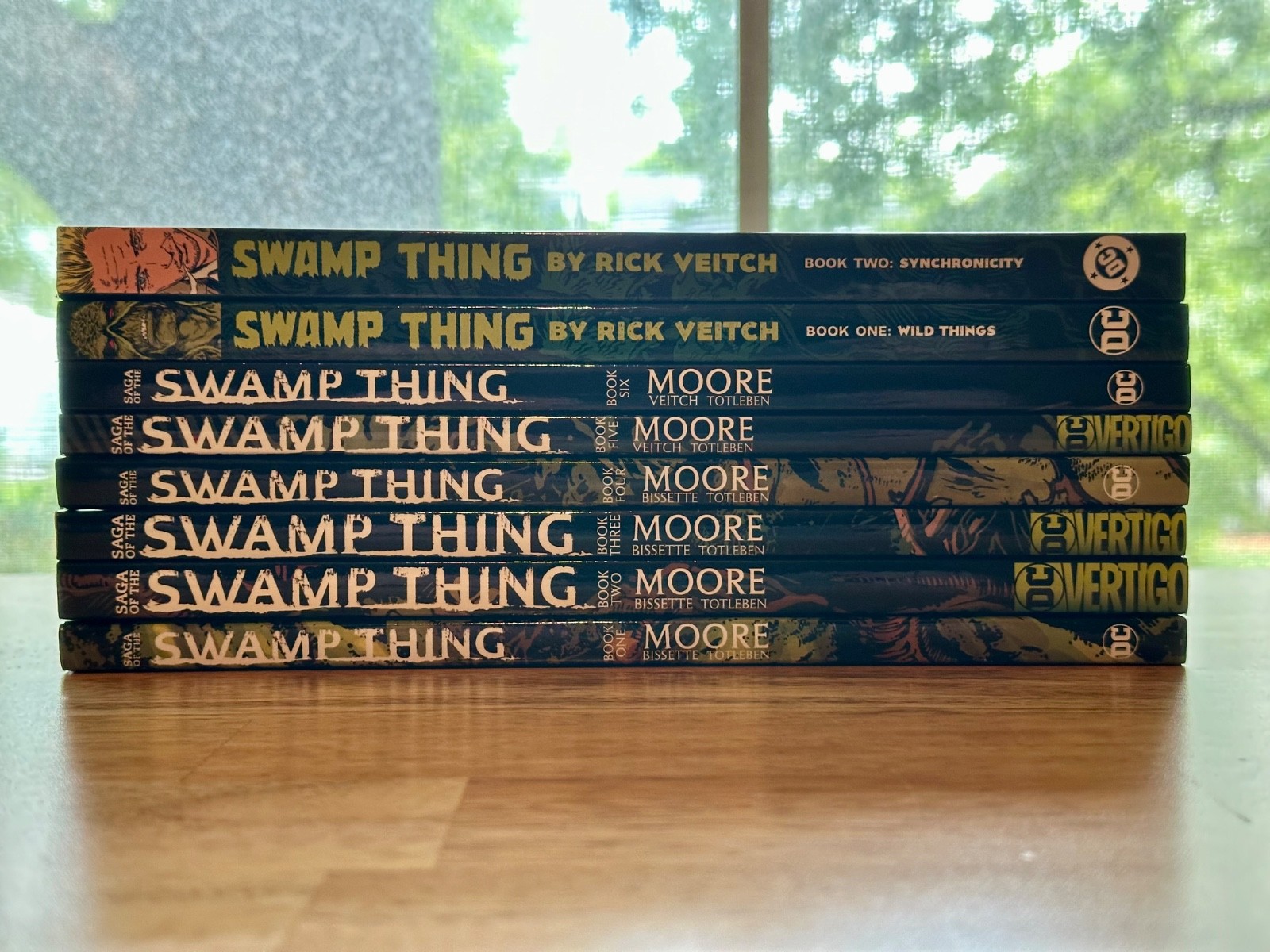 DC Saga of the Swamp Thing Alan Moore books 1-6 + Veitch books 1-2 new/used mix