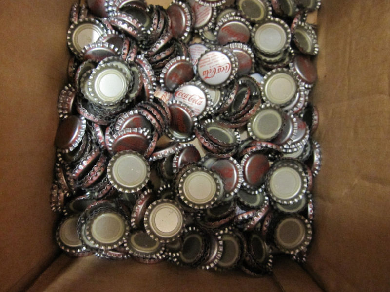 500 Silver Coca-Cola Bottle Caps - NEVER USED