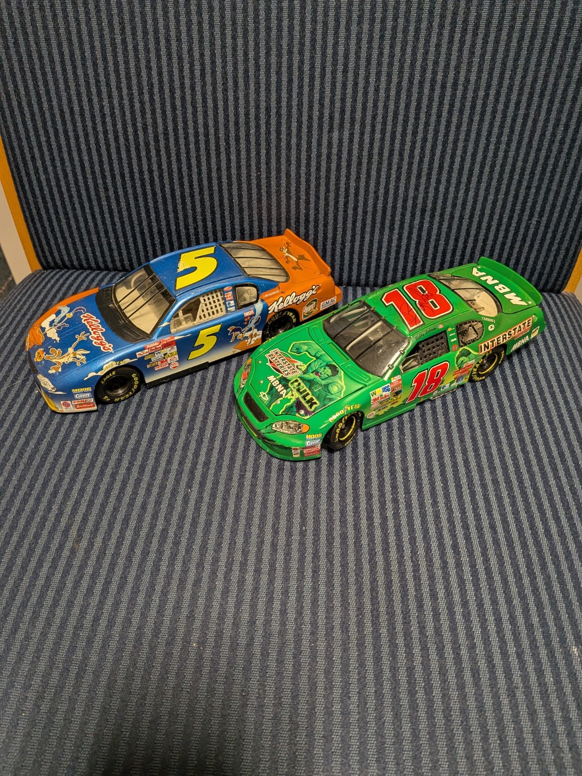 Action Collectable 1:24 NASCAR Diecast Race Cars (#5 and #18)