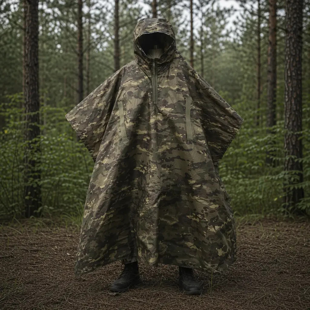 Anti-thermal imaging (anti-drone) raincoat DOUBLE-SIDED SPRING-SUMMER tac.🇺🇦