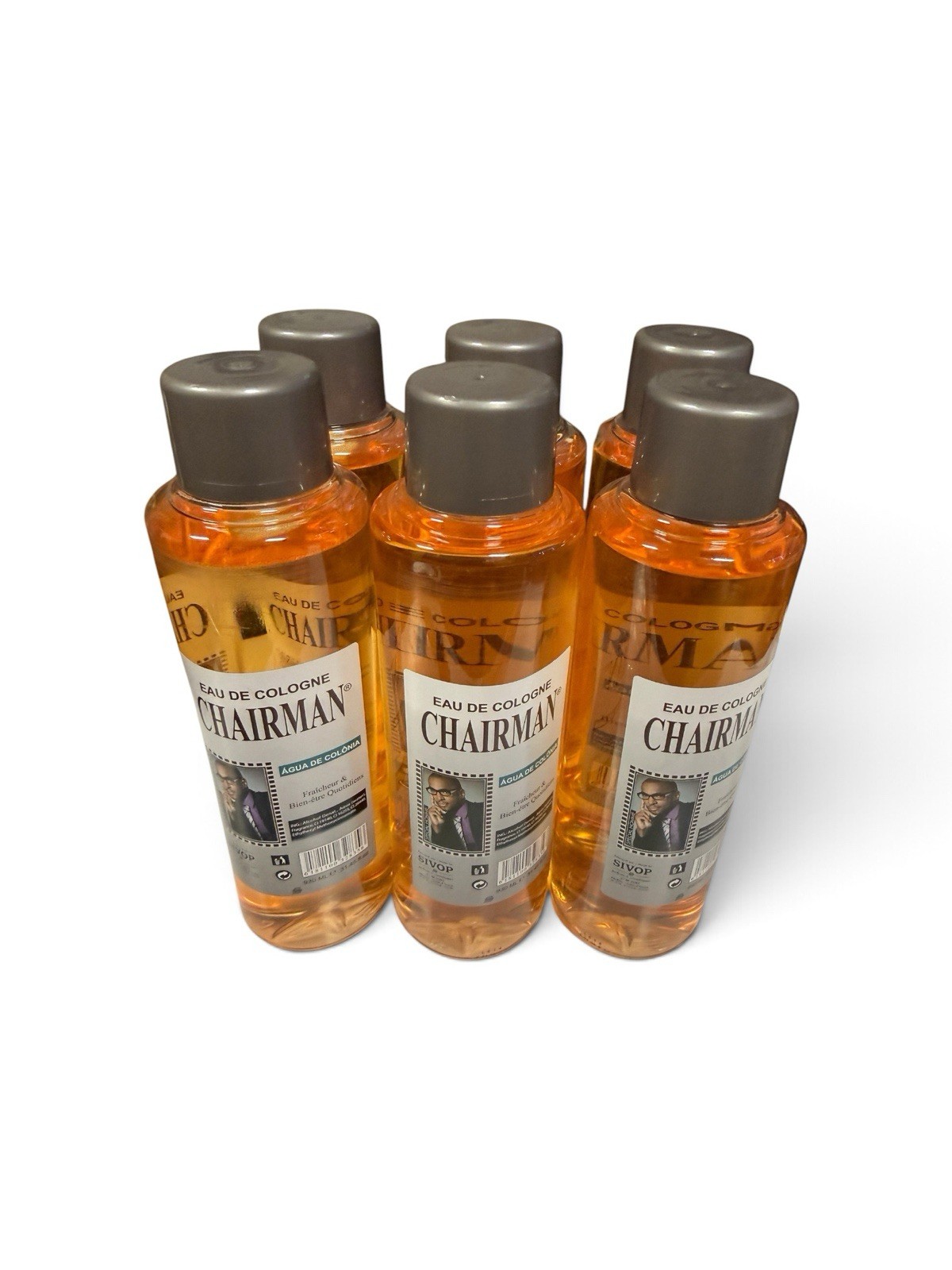CHAIRMAN Eau De Cologne. 6 Bottles.  930ml x 6