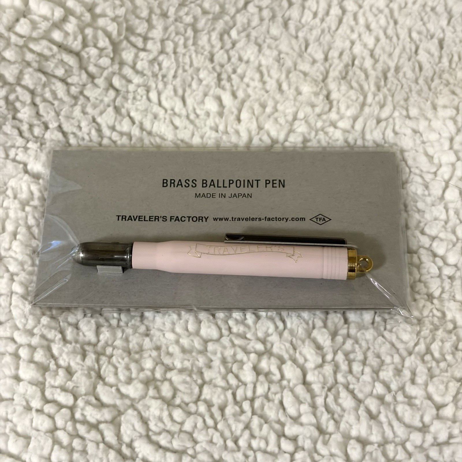 TRAVELER\'S Notebook Brass Ballpoint Pen Kyoto limited Sakura Travelers Company