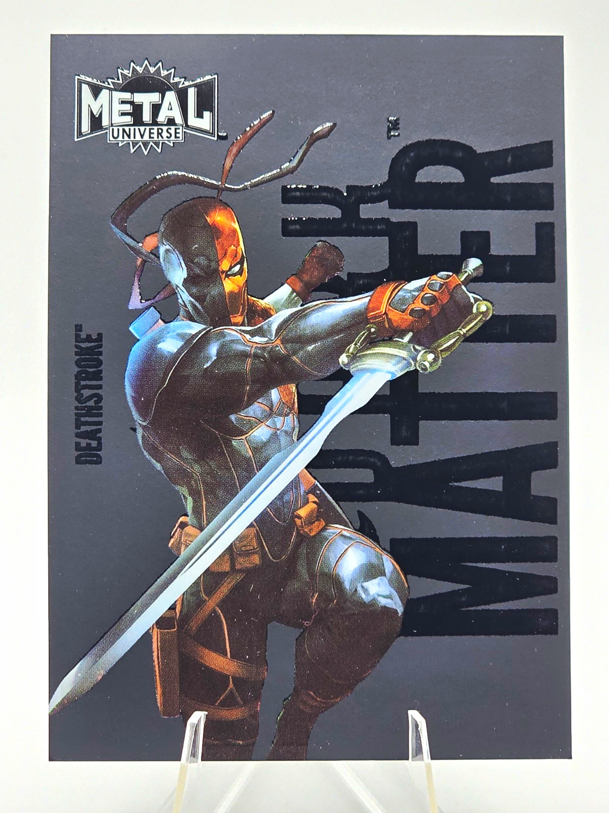 Deathstroke Dark Matter 2025 SkyBox Metal Universe Batman