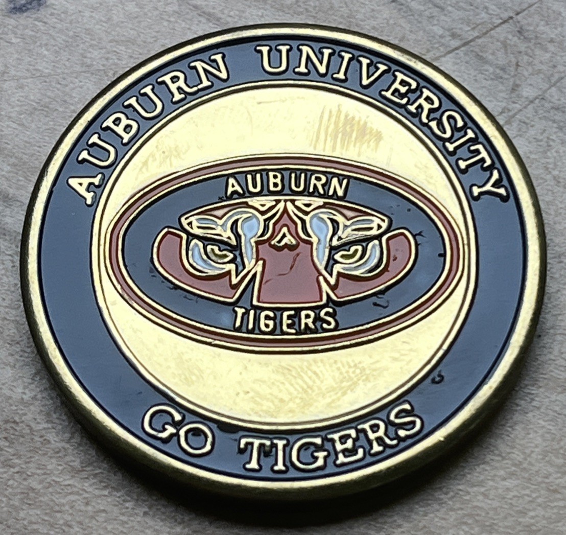 Operation Iraq Freedom/ Auburn University Go Tigers Challenge Coin *F477