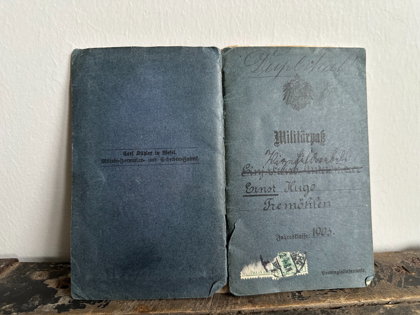 RARE 1903 GERMAN MILITARY PASS SOLDIER BOOKLET PRUSSIA INFANTRY REGIMENT WW1 ERA RARE 1903 GERMAN MILITARY PASS SOLDIER BOOKLET PRUSSIA INFANTRY REGIMENT WW1 ERA