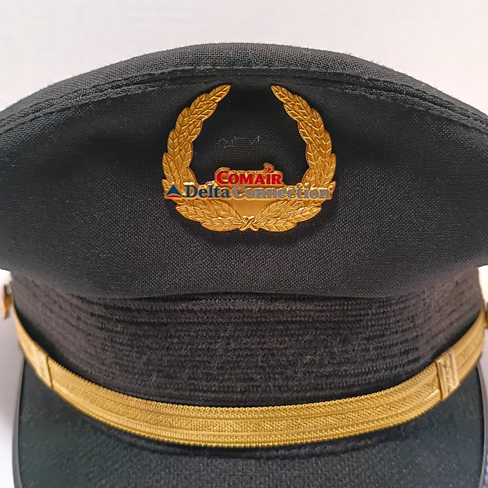 Vintage Superior Uniform Co. Airline Pilot Hat-Comair Delta Connection-SZ 7 3/4