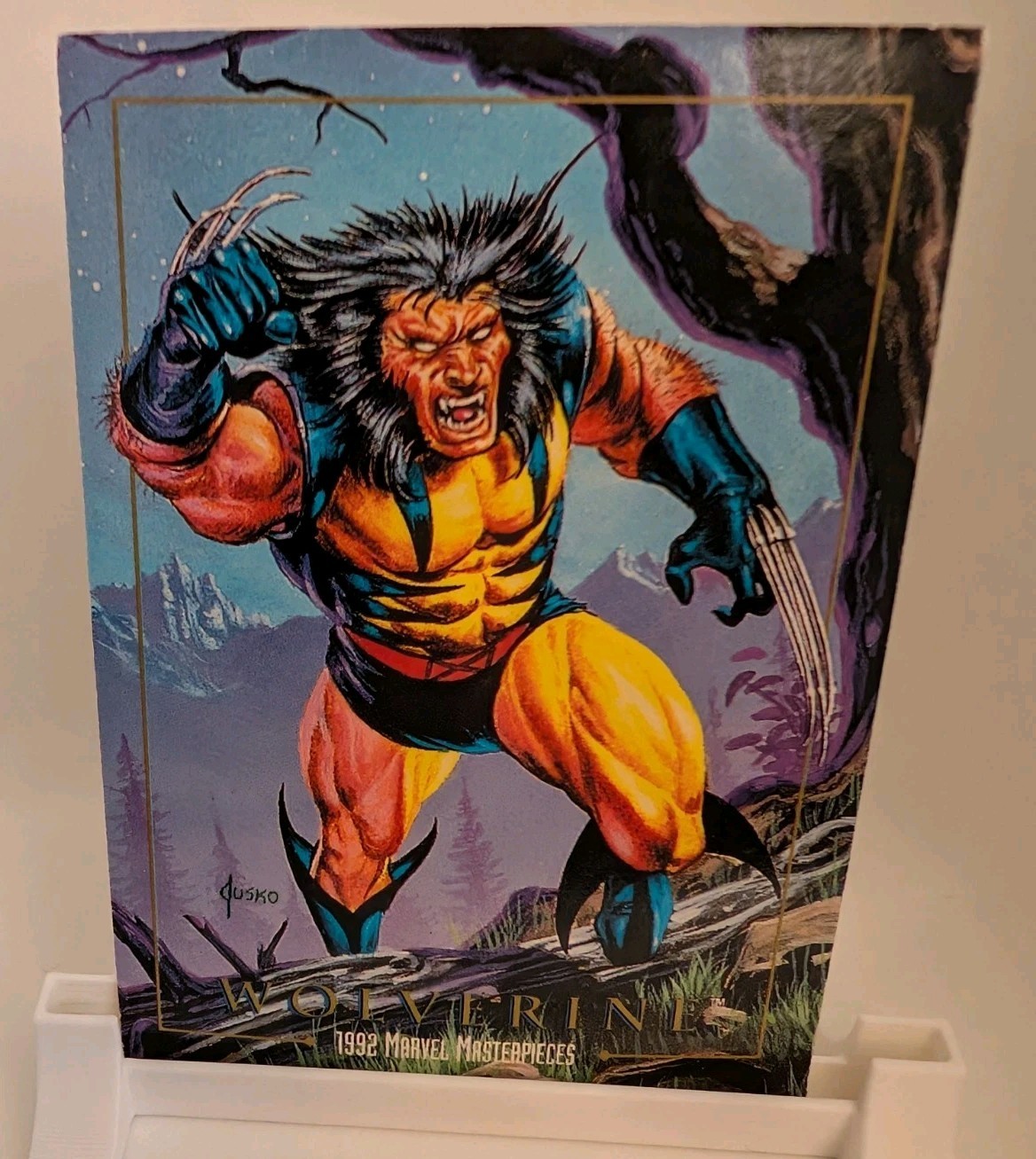#94 Wolverine 1992 SkyBox Marvel Masterpieces