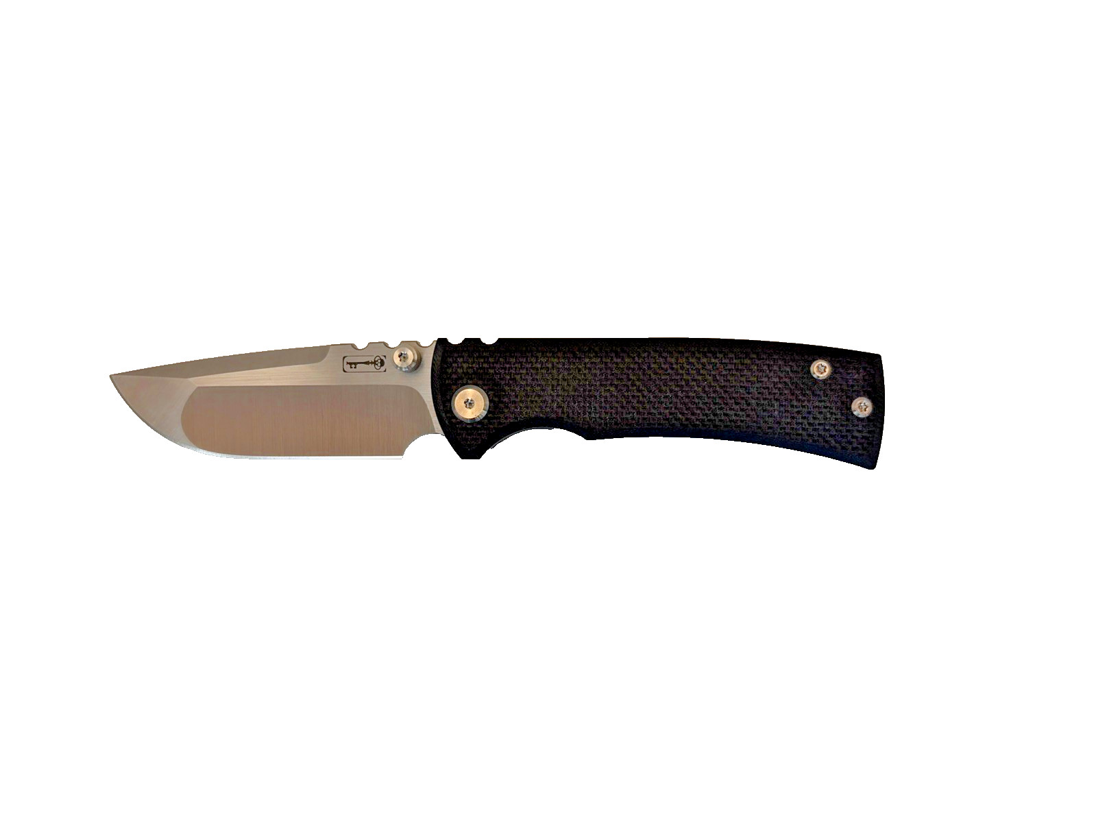 Chaves Knives Redencion Street Drop Point Black G10 Titanium 3.25 Satin NIB