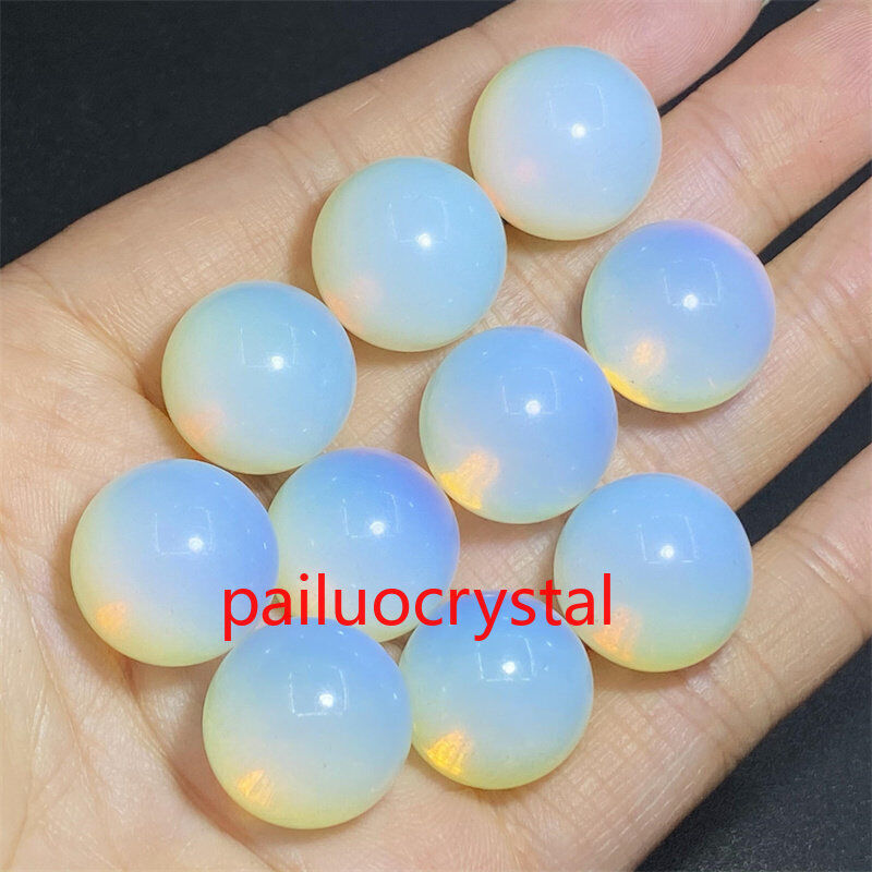 10pc Wholesale opalite Ball Quartz Crystal Sphere Reiki Healing Gem 15mm+