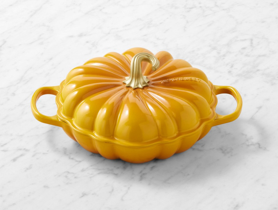 Le Creuset Pumpkin Braiser 2.25 Qt Enameled Cast Iron Cookware