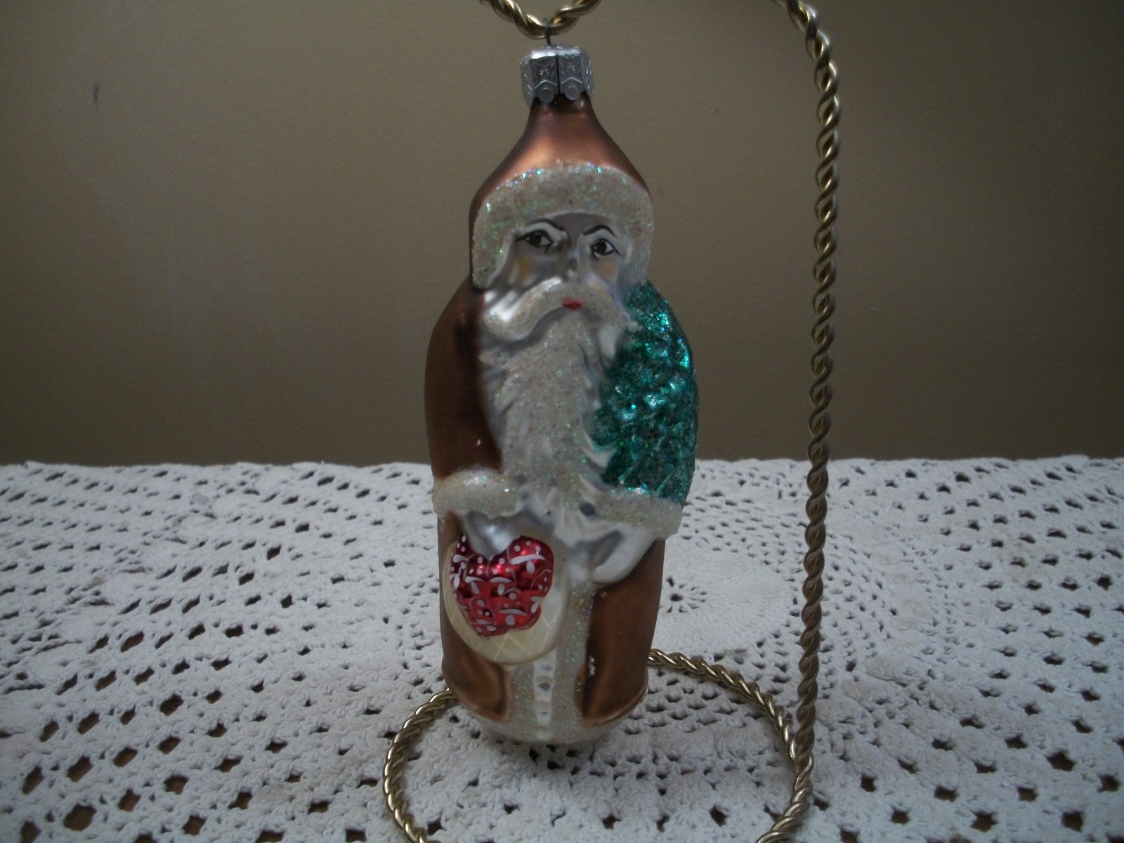 1980\'s Christopher Radko Santa Father Christmas Ornament