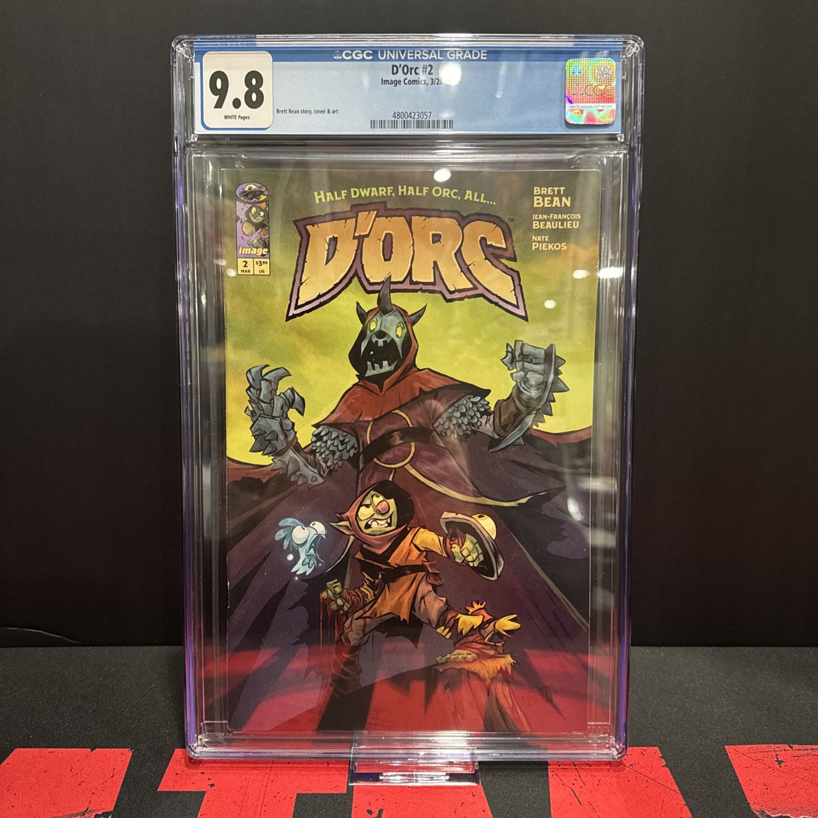 D\'ORC #2 CGC 9.8 Brett Bean Cover A  (1st PRINT)