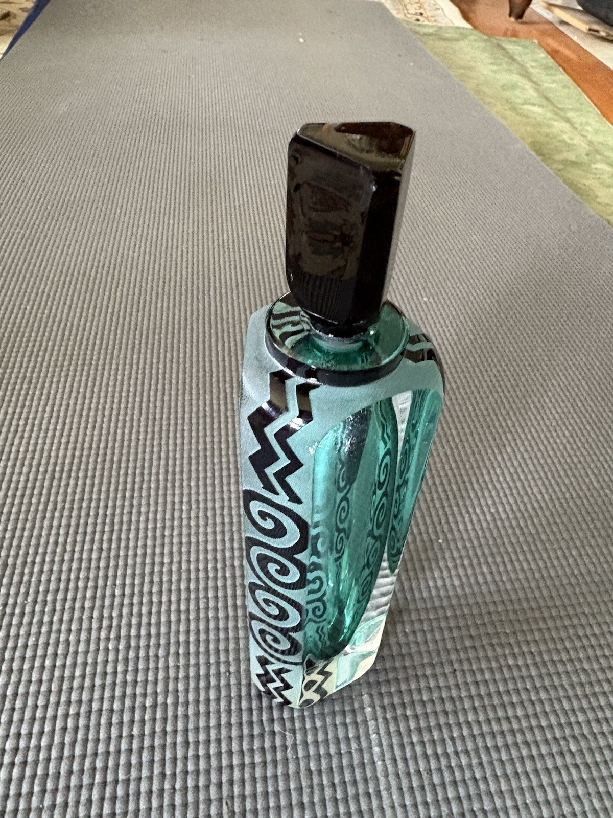 Studio Art Glass Crystal Perfume Bottle Signec