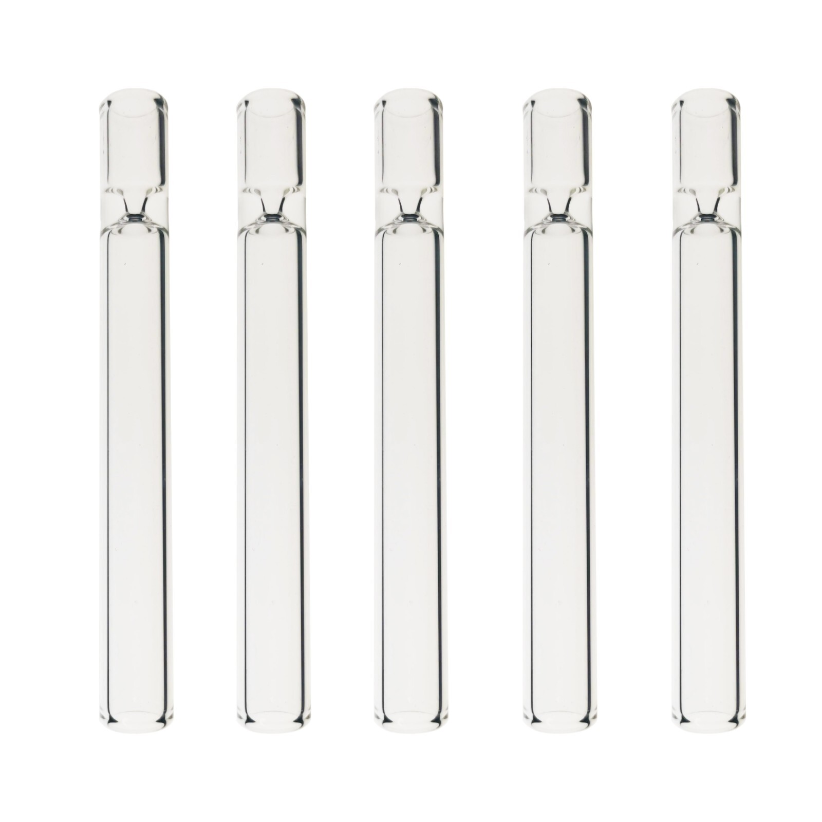 30-piece Thick Pyrex Glass Chillum Tobacco Pipe, Smoking pipe, Smooth Hitter
