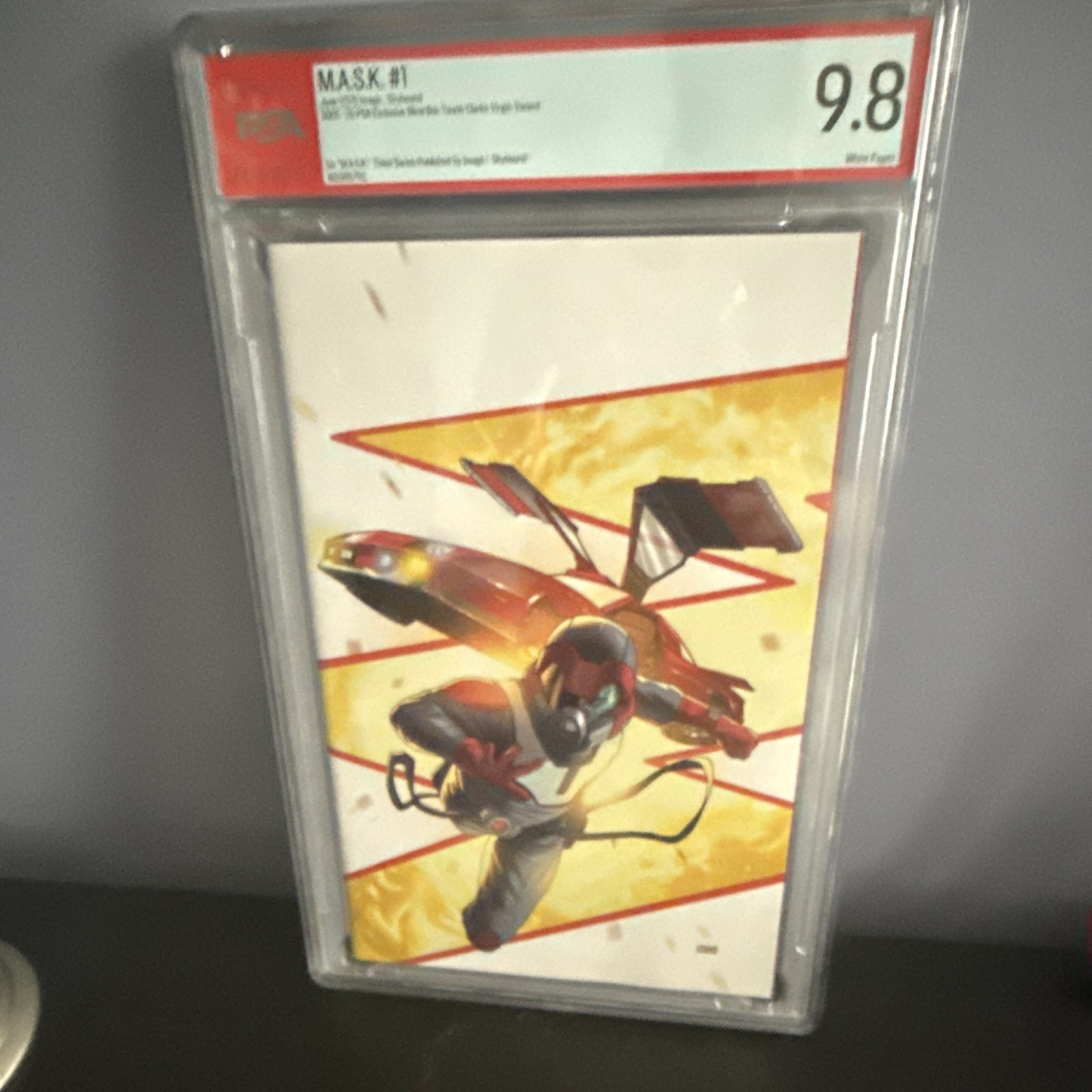 M.A.S.K. #1 PSA 9.8 SDCC 2026 Exclusive Taurin Clarke Virgin Variant Skybound
