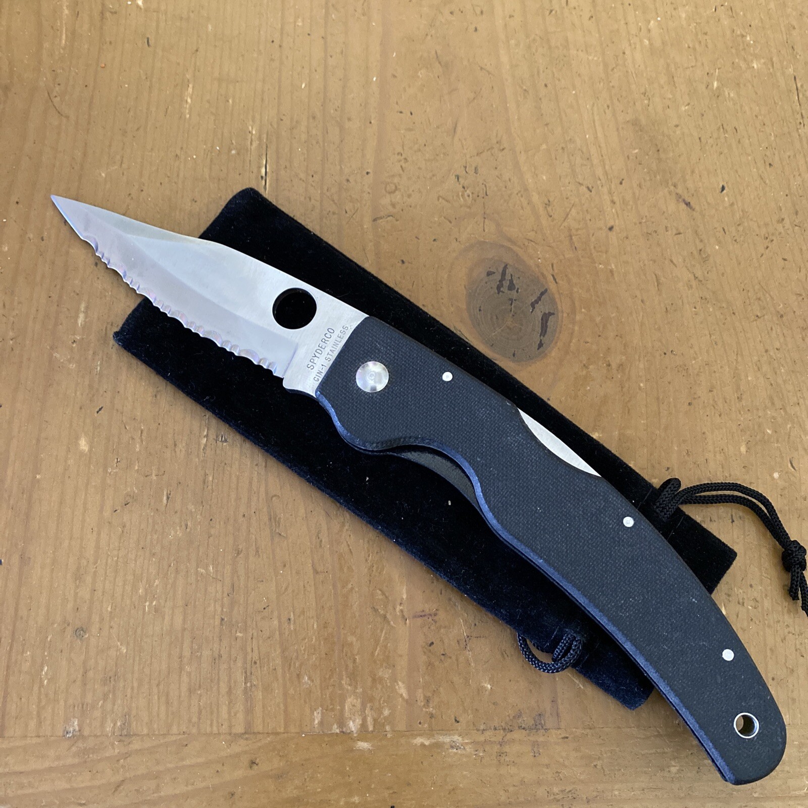 Discontinued/Rare Spyderco Renegade C23GP Folding Knife GIN-1 Blade-USA🇺🇸 Discontinued/Rare Spyderco Renegade C23GP Folding Knife GIN-1 Blade-USA🇺🇸