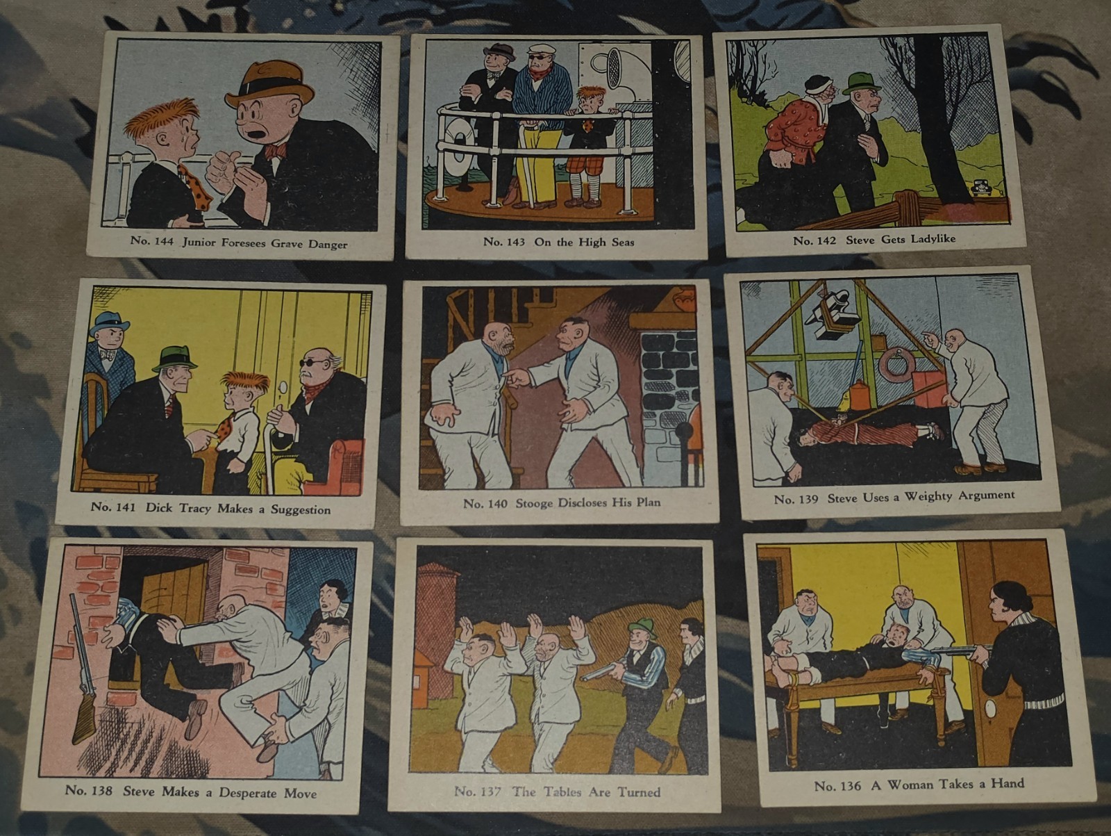 1937 Dick Tracy Caramels Card # 121-#144 Trading Card Set 1937 Dick Tracy Caramels Card # 121-#144 Trading Card Set