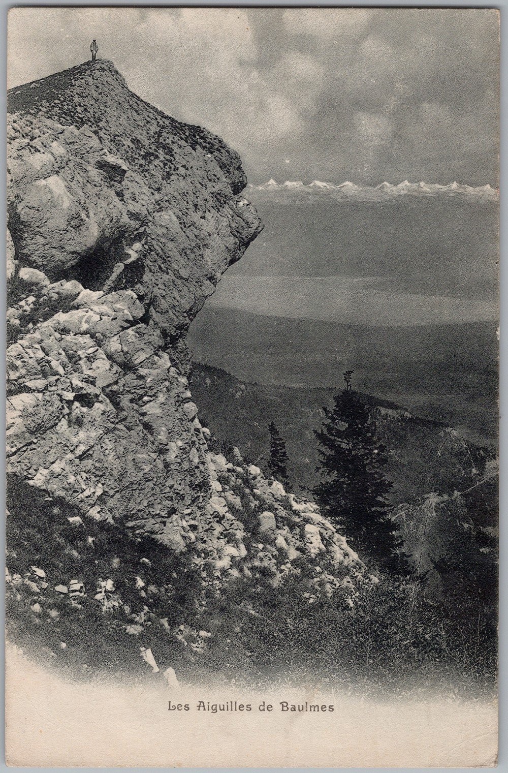 Les Aiguilles de Baulmes Switzerland Postcard A. Deriaz 1906 Posted D99 Les Aiguilles de Baulmes Switzerland Postcard A. Deriaz 1906 Posted D99