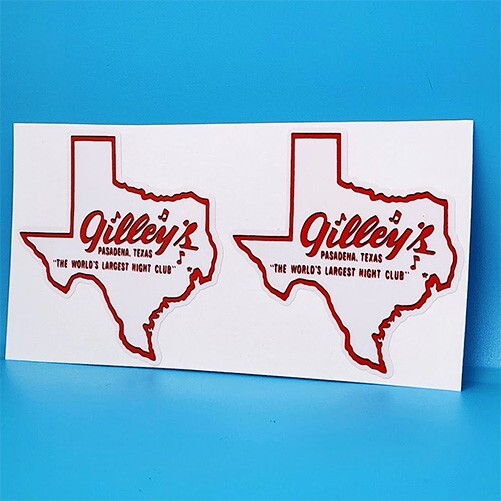 Gilley's Nightclub Sticker (PAIR), Pasadena Texas, Gilleys Vintage Style Decal Gilley's Nightclub Sticker (PAIR), Pasadena Texas, Gilleys Vintage Style Decal