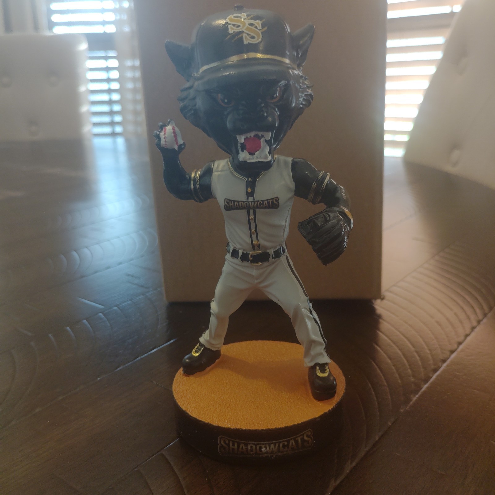 Sherman ShadowCats SGA Mascot Bobblehead #2. Limited to 75. 7/16/26 Sherman ShadowCats SGA Mascot Bobblehead #2. Limited to 75. 7/16/26