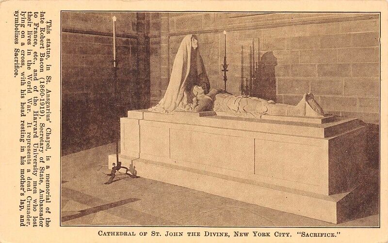 1926 Layman's Club of the Cathedral of St John the Divine New York Sacrifice