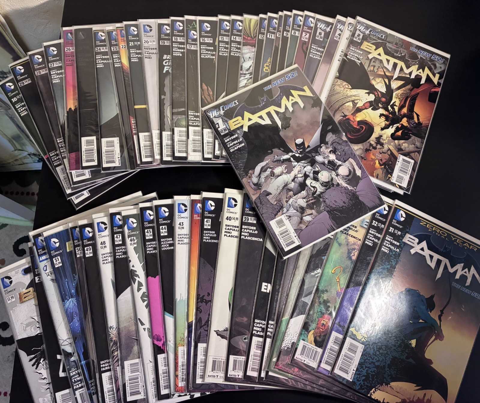 BATMAN #0 1-51 Annual 1&2 Full Run Court of Owls, Death of the Family, 2011 DC 