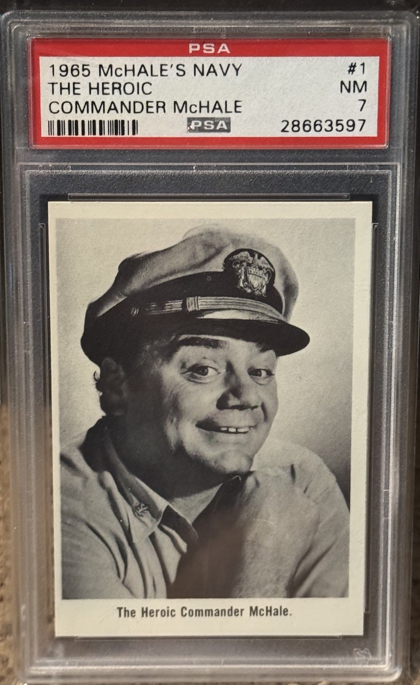 1965 McHale\'s Navy PSA 7 #1 The Heroic Commander McHale LOW POPULATION