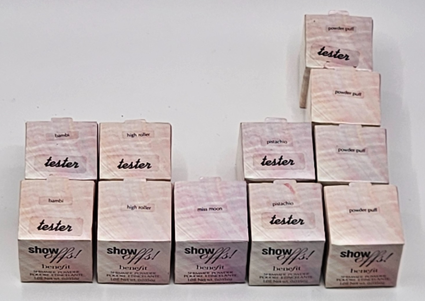 11 Benefit Show Offs Shimmer Powders Discontinued Rare
