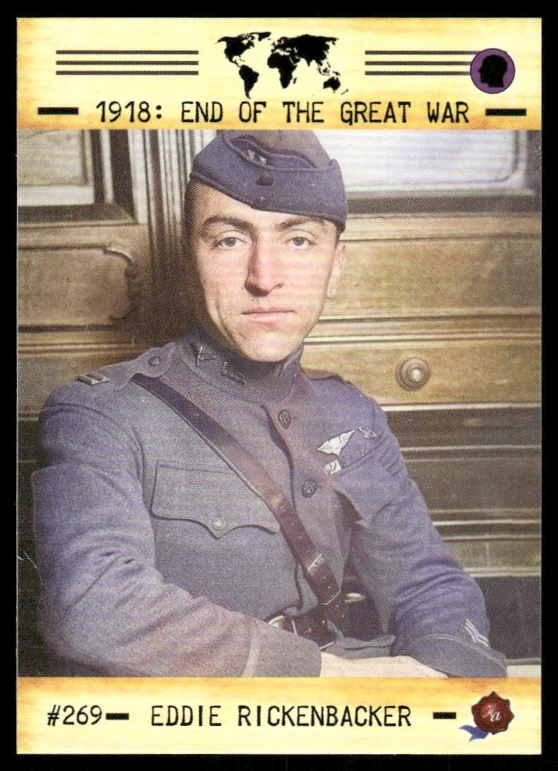 1918: End of the Great War Eddie Rickenbacker 2023 Historic Autograph #269
