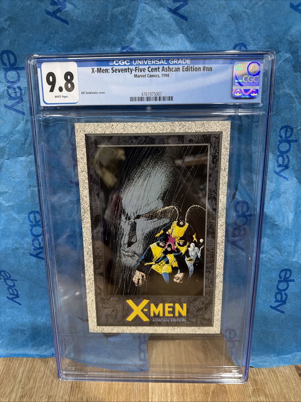 CGC 9.8 Uncanny X-Men Seventy Five Cent Ashcan Edition White Pages