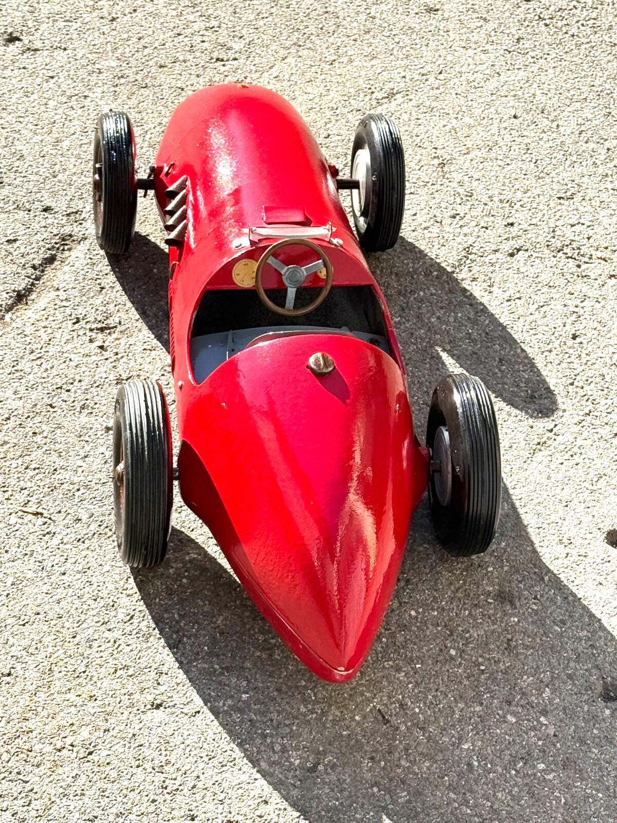 π 1952 Ferrari 500 Formula 2 Model Toschi Marchesini 55cm, Original Vintage π 1952 Ferrari 500 Formula 2 Model Toschi Marchesini 55cm, Original Vintage