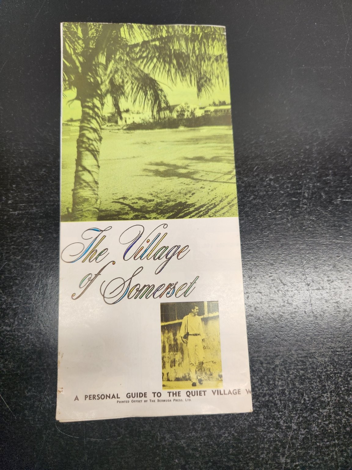 Vintage Bermuda The Village of Somerset Travel Brochure Guide Map Souvenir