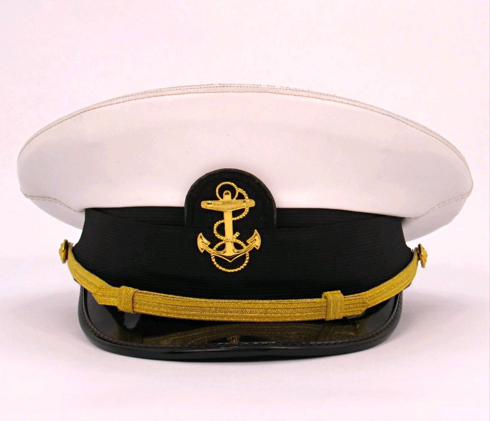 Vintage Kingform US Naval Academy Midshipman Visor Cap Hat READ