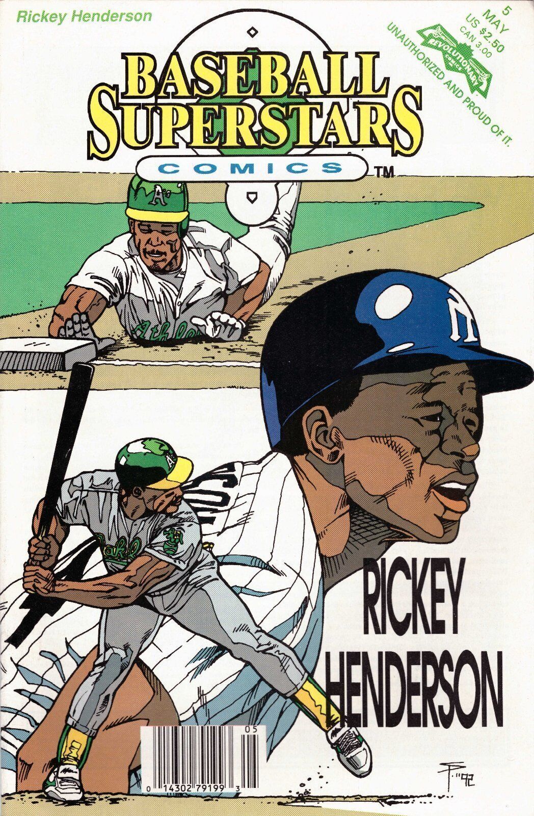 Baseball Superstars Comics #5 (Newsstand) FN; Revolutionary | Rickey Henderson -
