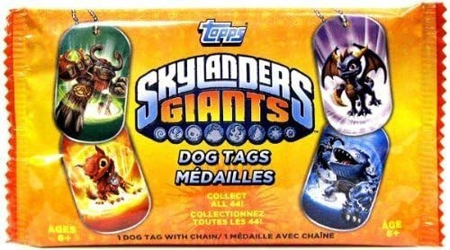 Choose Your Skylanders Giants Dog Tags New Topps 2012